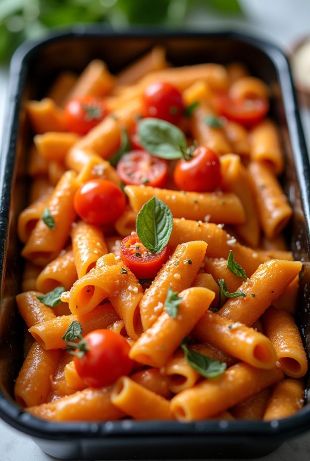 Creamy Dairy-Free Tomato Pasta with Cashew Cream for a healthy gluten-free meal option.