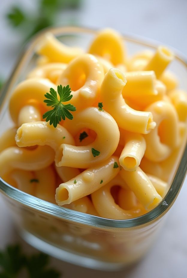 Creamy Mac & Cheese with hidden veggies, a nutritious comfort food for all ages, perfect for meal prep.