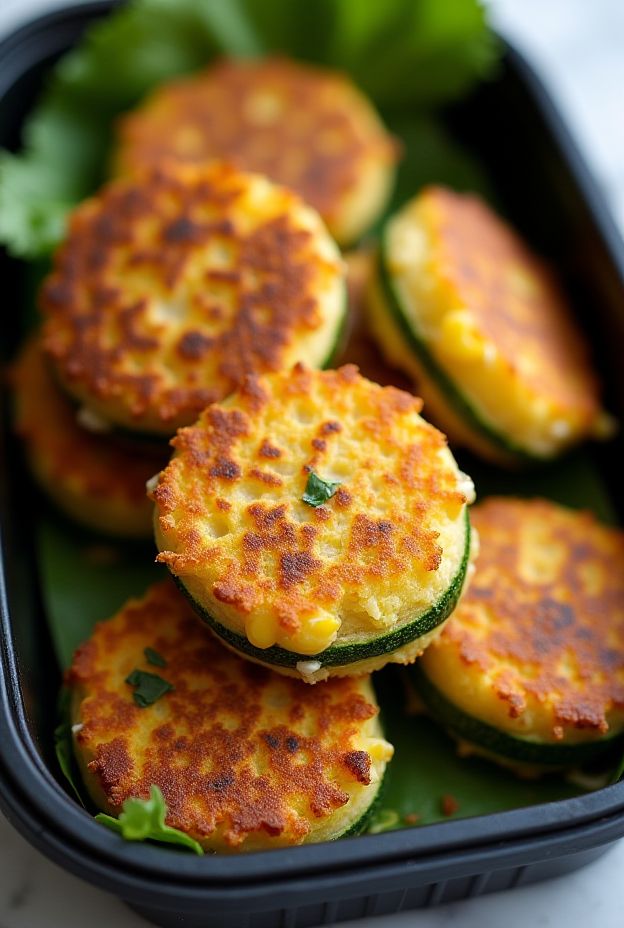 Zucchini and Corn Pancake Bites - A tasty, healthy snack for kids and adults, perfect for meal prep or parties.