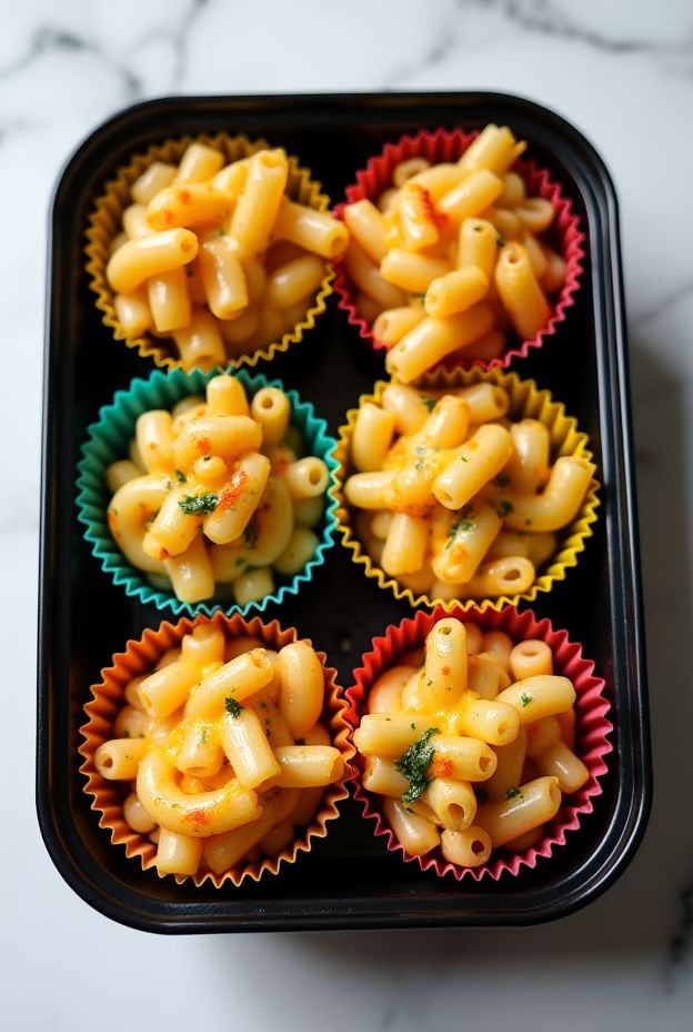 Wholesome Turkey Spinach Mac Cups perfect for meal prep with nutritious ingredients.