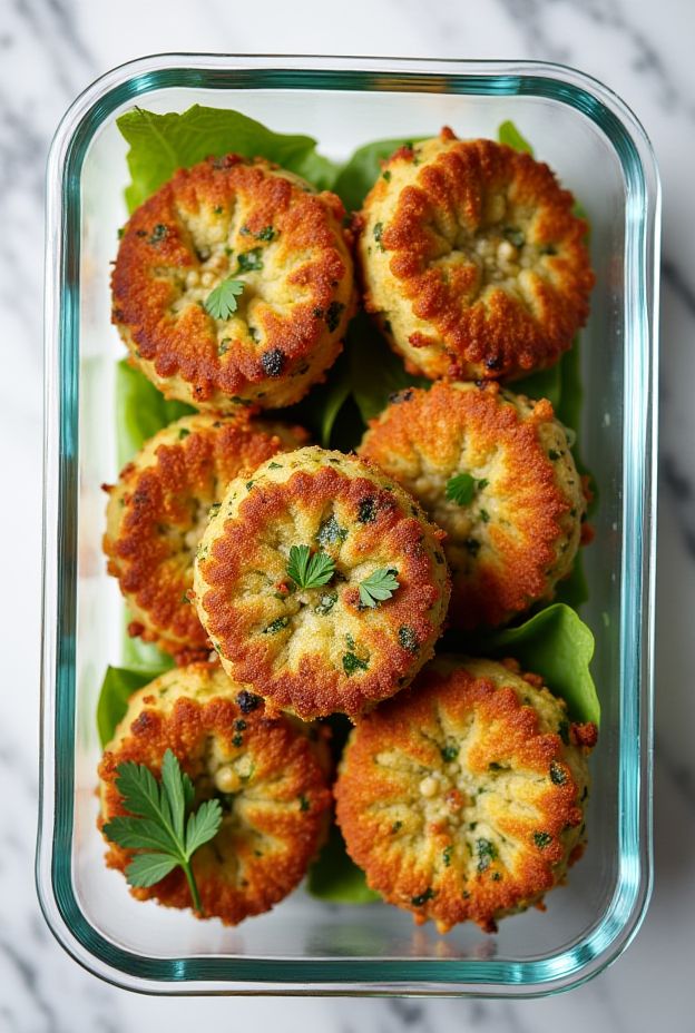 Crispy gluten-free zucchini fritters made with almond flour, perfect for a healthy snack or side dish.